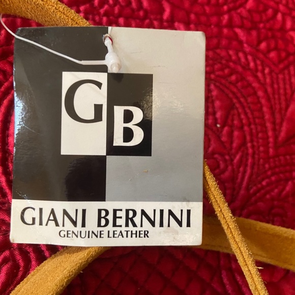 Genuine suede Gianni Bernini cross body bag - Picture 11 of 16